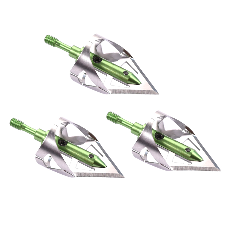 Archeria Nika 15B025 100 Broadoane de cereale Crossbow Bolt Vânătoare CrossBow Arrow Sfaturi Hunt
