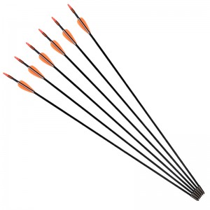 Elong Outdoor 113179 26inch ID4mm Fiberglass arrow Tir cu arcul Recurve Bow Fotografiere Practică