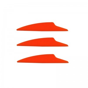 Nika Archery 170019 2.5inch Dolphin TPU Vane pentru tir cu arcul Toate tipurile de săgeată