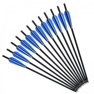 Elong Outdoor 110045 OD8.8mm 17Inch Rolllfiberglass Bolt TPU VALES Crossbow Crossbow Bolts