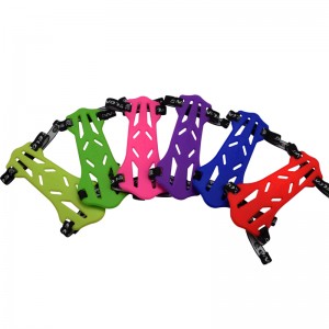 Elong Outdoor 44Ag03 Paznicul brațului din cauciuc moale cu două fețe folosind săgeți de arcul care împușcă protecție din plastic