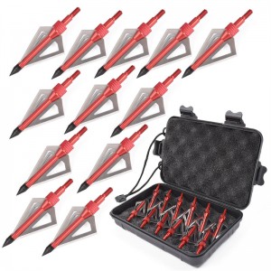 Elongarrow 15B005 100Granin Broadhead Arrow Sfaturi de vânătoare Șurub arrow Broadheads