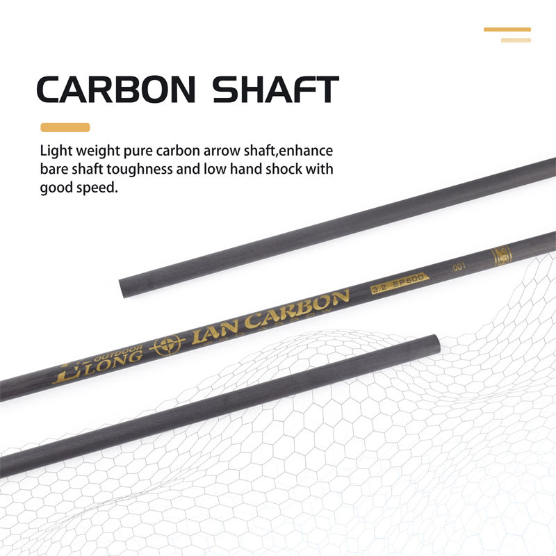 Elongarrow 32inches 3,2mm SP600 Shaft săgeată din fibră de carbon pentru arcași